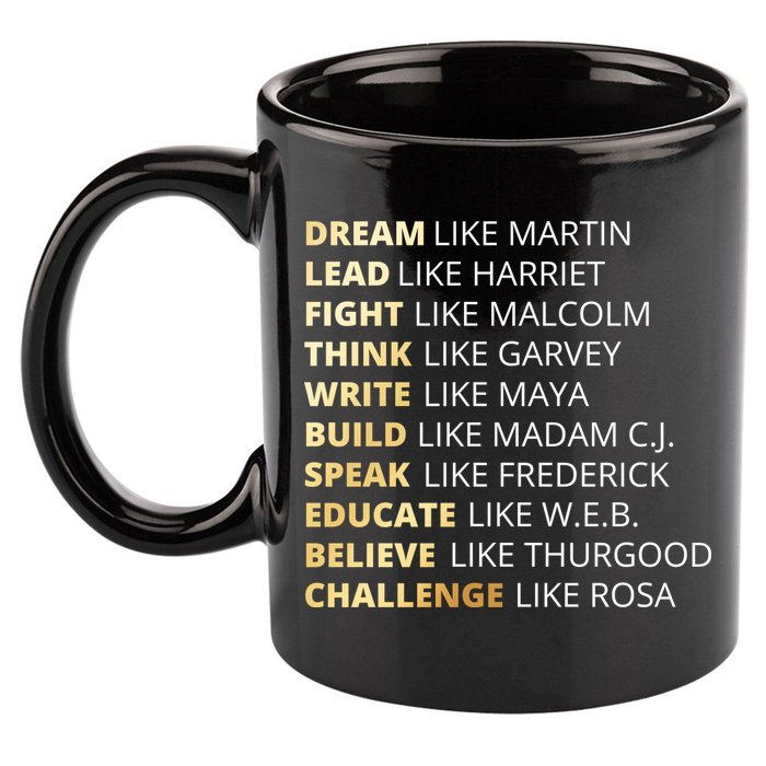 Black History Dream Like Martin 11oz C Handle Ceramic Mug