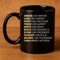 Black History Dream Like Martin 11oz C Handle Ceramic Mug