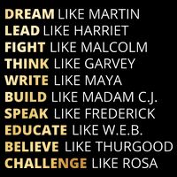 Black History Dream Like Martin Ladies Essential Flowy Tank