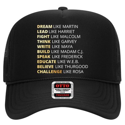 Black History Dream Like Martin Trucker Hat
