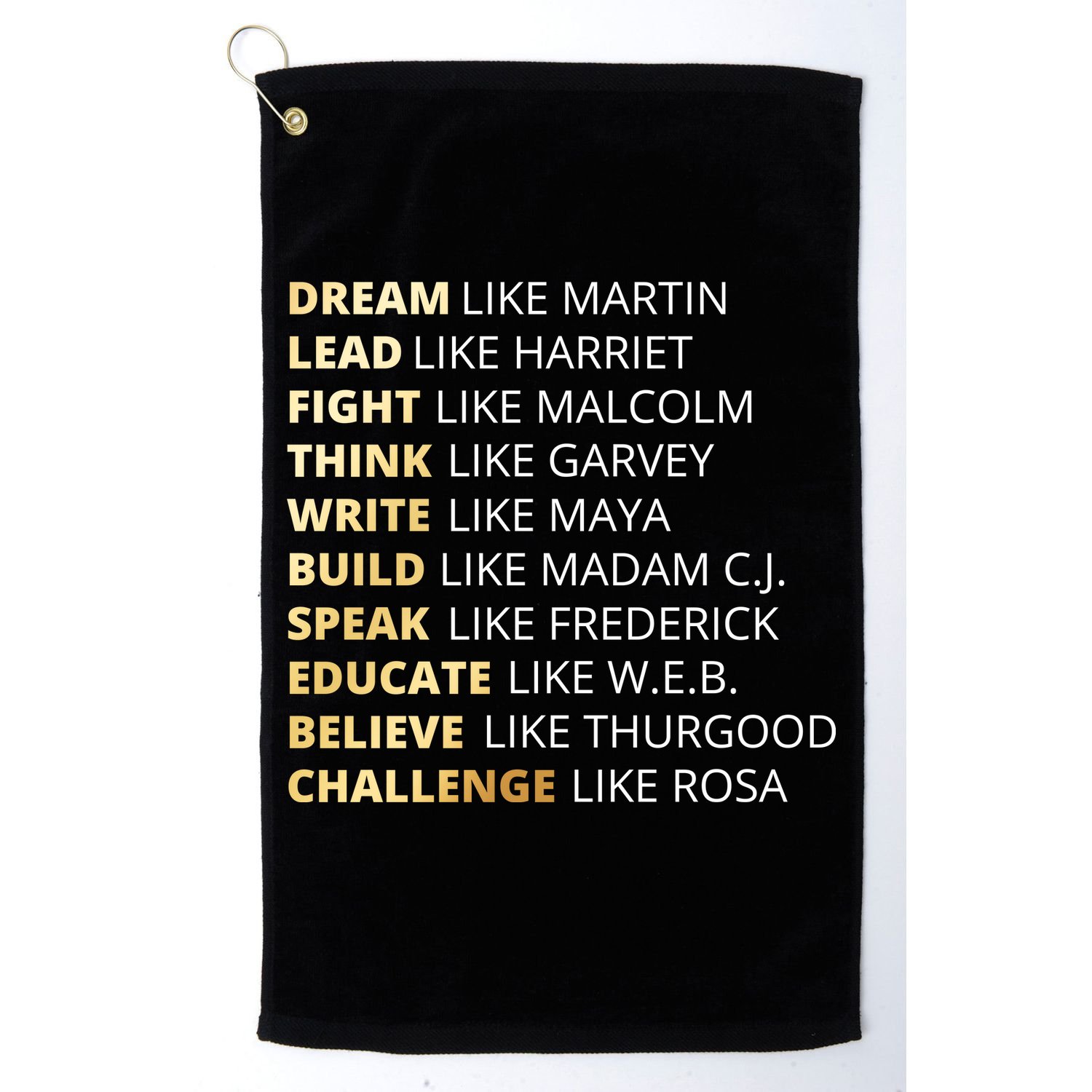 Black History Dream Like Martin Golf Towel