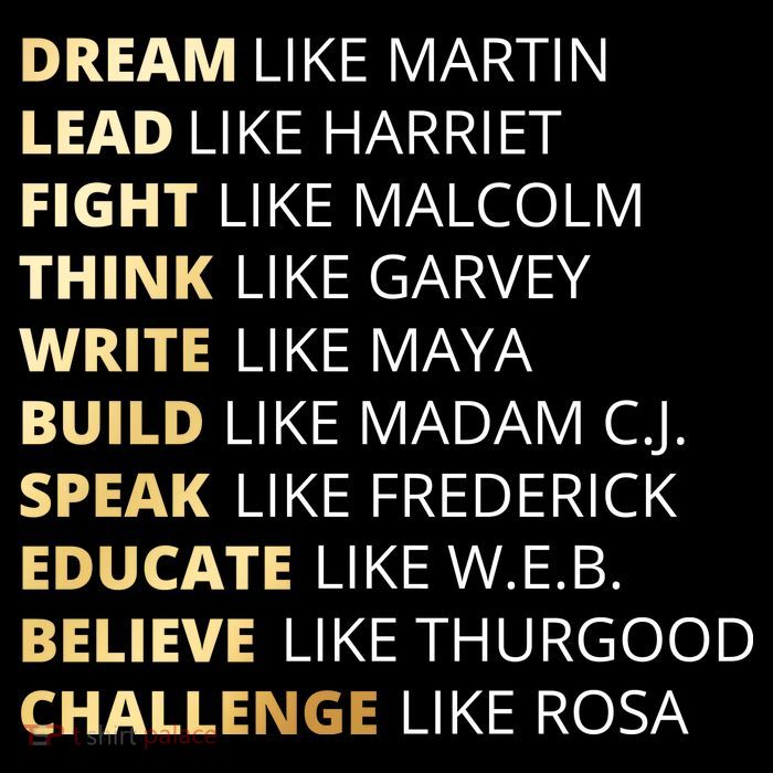 Black History Dream Like Martin Womens T-Shirt