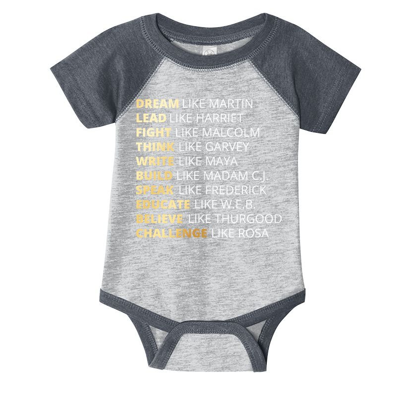 Black History Dream Like Martin Infant Baby Jersey Bodysuit
