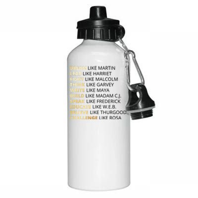 Black History Dream Like Martin Aluminum Water Bottle 