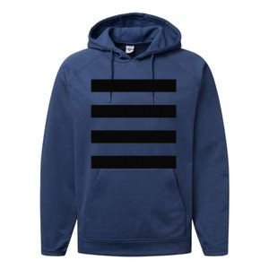 Bee Halloween DIY Costume Black Stripes On Yellow Performance Fleece Hoodie