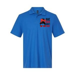 Bike Hair Don't Care Funny Biker Funny Gift Softstyle Adult Sport Polo