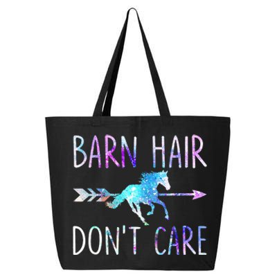 BARN HAIR DON'T CARE Love Horse Riding Equestrian Rider 25L Jumbo Tote