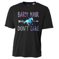 BARN HAIR DON'T CARE Love Horse Riding Cooling Performance Crew T-Shirt