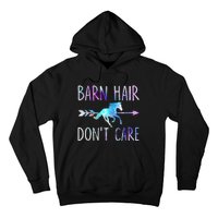 BARN HAIR DON'T CARE Love Horse Riding Hoodie