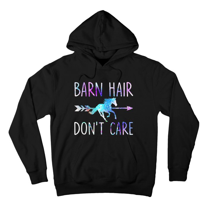 BARN HAIR DON'T CARE Love Horse Riding Hoodie