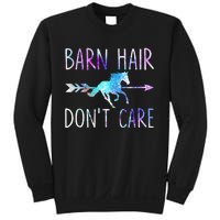 BARN HAIR DON'T CARE Love Horse Riding Sweatshirt