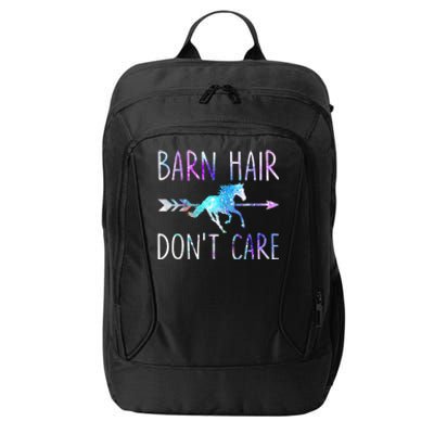 BARN HAIR DON'T CARE Love Horse Riding City Backpack