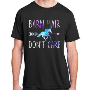 BARN HAIR DON'T CARE Love Horse Riding Adult ChromaSoft Performance T-Shirt