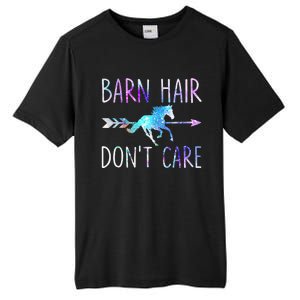 BARN HAIR DON'T CARE Love Horse Riding Tall Fusion ChromaSoft Performance T-Shirt