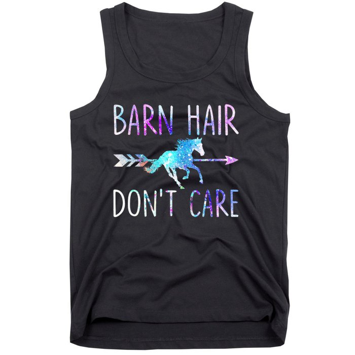 BARN HAIR DON'T CARE Love Horse Riding Tank Top