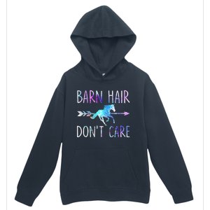 BARN HAIR DON'T CARE Love Horse Riding Urban Pullover Hoodie