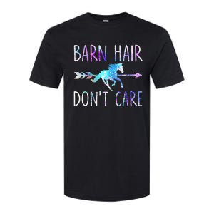 BARN HAIR DON'T CARE Love Horse Riding Softstyle CVC T-Shirt