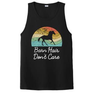 Barn Hair Dont Care Horse Rider Riding Racing Equestrian Run Meaningful Gift PosiCharge Competitor Tank