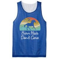 Barn Hair Dont Care Horse Rider Riding Racing Equestrian Run Meaningful Gift Mesh Reversible Basketball Jersey Tank