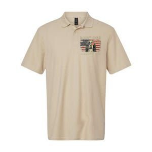 Basset Hound Dad Dog Lovers American Flag 4th Of July Softstyle Adult Sport Polo