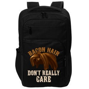 Bacon Hair DonT Really Care Video Gamers Gift Impact Tech Backpack