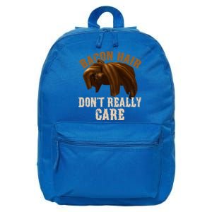 Bacon Hair DonT Really Care Video Gamers Gift 16 in Basic Backpack