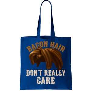 Bacon Hair DonT Really Care Video Gamers Gift Tote Bag