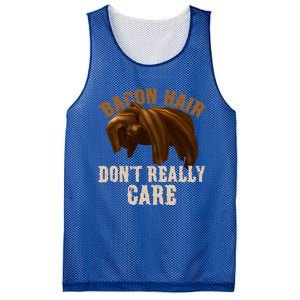 Bacon Hair DonT Really Care Video Gamers Gift Mesh Reversible Basketball Jersey Tank