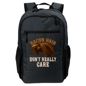 Bacon Hair DonT Really Care Video Gamers Gift Daily Commute Backpack