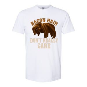 Bacon Hair DonT Really Care Video Gamers Gift Softstyle CVC T-Shirt