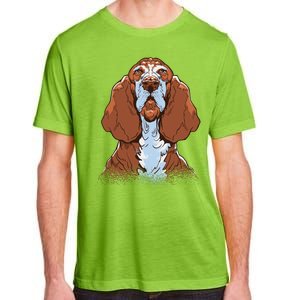 Basset Hound Dog Adult ChromaSoft Performance T-Shirt