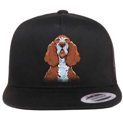 Basset Hound Dog Flatbill Hat