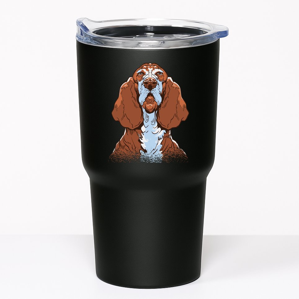Basset Hound Dog Tumbler