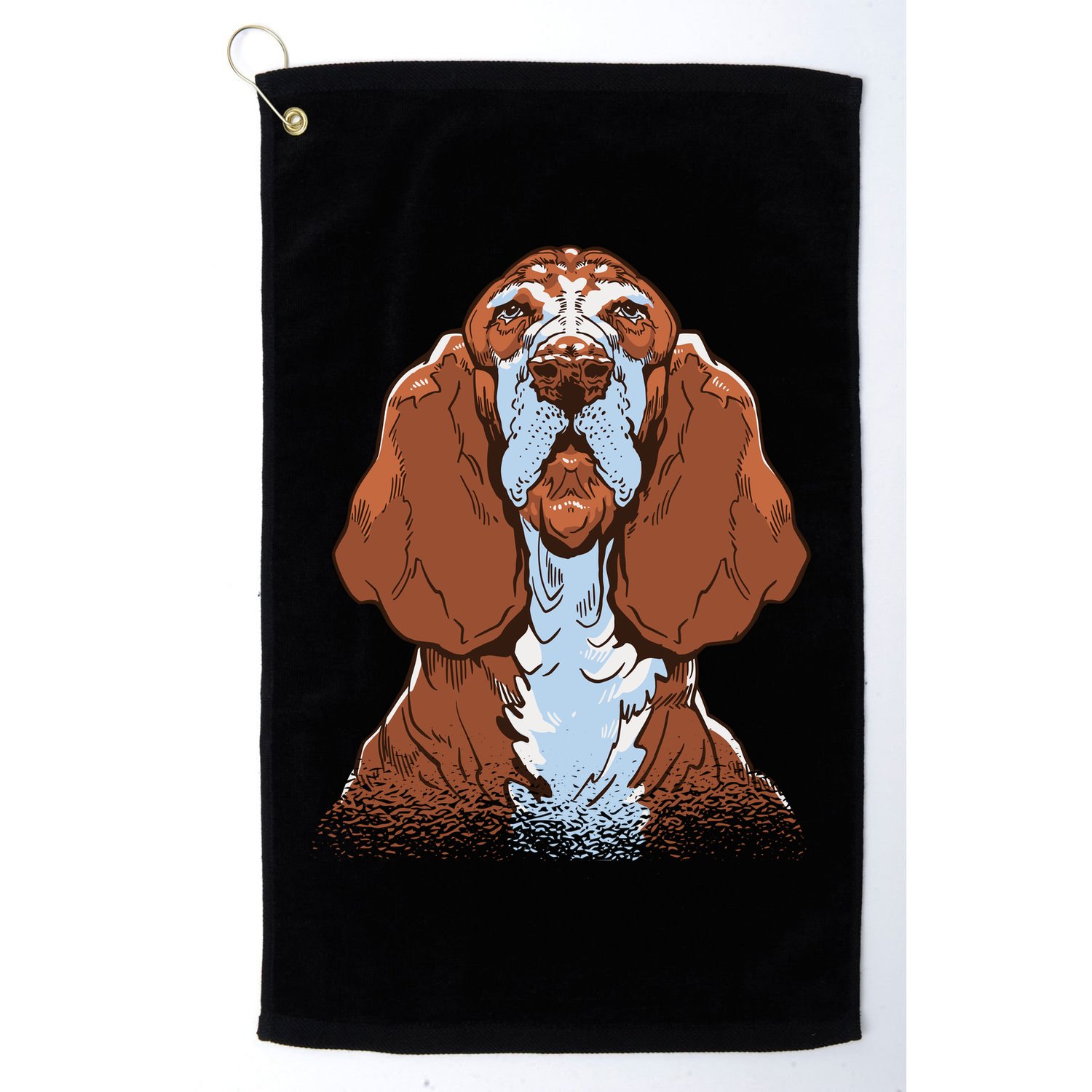 Basset Hound Dog Golf Towel