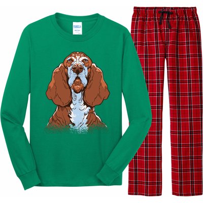 Basset Hound Dog Long Sleeve Pajama Set