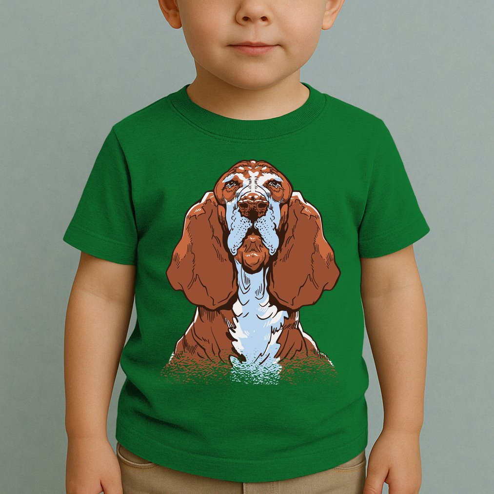 Basset Hound Dog Toddler T-Shirt