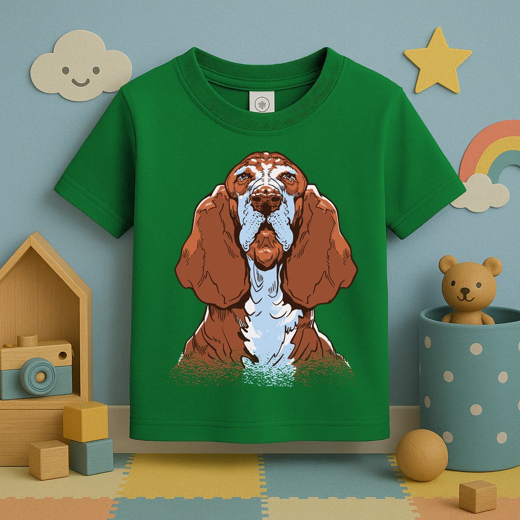Basset Hound Dog Toddler T-Shirt