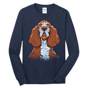 Basset Hound Dog Tall Long Sleeve T-Shirt