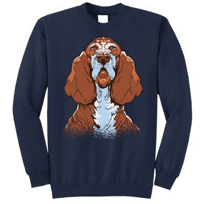 Basset Hound Dog Tall Sweatshirt