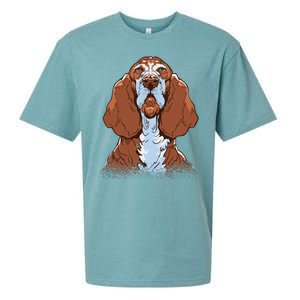 Basset Hound Dog Sueded Cloud Jersey T-Shirt