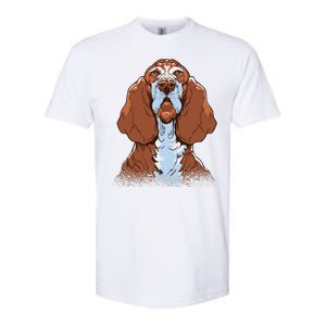 Basset Hound Dog Softstyle CVC T-Shirt