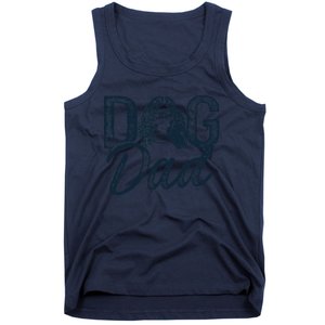 Basset Hound Dog Dad Tank Top