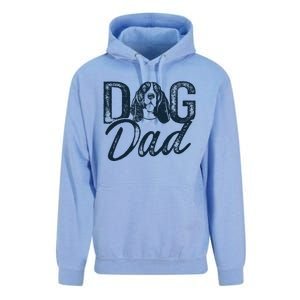 Basset Hound Dog Dad Unisex Surf Hoodie