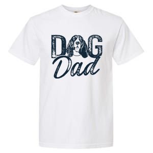 Basset Hound Dog Dad Garment-Dyed Heavyweight T-Shirt