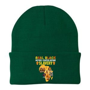 Black History Didn't Start With Slavery Black History Month Knit Cap Winter Beanie