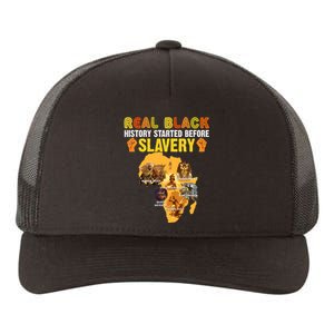 Black History Didn't Start With Slavery Black History Month Yupoong Adult 5-Panel Trucker Hat