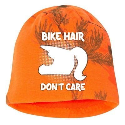 Bike Hair Don't Care Motorcycle Enduro Dirt Bike Riding Gift Kati - Camo Knit Beanie