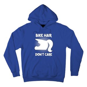 Bike Hair Don't Care Motorcycle Enduro Dirt Bike Riding Gift Hoodie