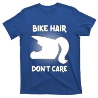 Bike Hair Don't Care Motorcycle Enduro Dirt Bike Riding Gift T-Shirt