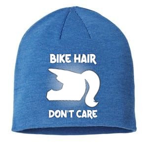 Bike Hair Don't Care Motorcycle Enduro Dirt Bike Riding Gift Sustainable Beanie